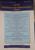 Jurnal Kebidanan dan Keperawatan ‘Aisyiyah: Volume 15 No. 2 2019