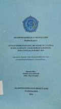 Asuhan Kebidanan Pada Ibu Hamil Ny. Y G1P0A0 Hamil 33 Minggu 3 Hari di RSUD Karawang Pada Tanggal 04 Maret 2016