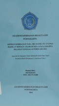 Asuhan Kebidanan Pada Ibu Hamil Ny. S G1P0A0 Hamil 37 Minggu 2 Hari di RSIA Aulia Jakarta Selatan Tanggal 26 Februari 2016
