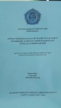 Asuhan Kebidanan Pada Ibu Hamil Ny. I 30 Tahun G1P0A0 Hamil 34 Minggu di RSUD Karawang Tanggal 22 Februari 2018