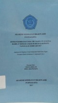 Asuhan Kebidanan Pada Ibu Hamil Ny. D G1P0A0 Hamil 37 Minggu 2 Hari di RSUD Karawang Tanggal 01 Februari 2017