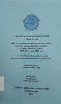 Manajemen Asuhan Kebidanan Ibu Hamil Pada Ny. A G1P0A0 Hamil 35 Minggu Di RSUD Cibitung Bekasi Tanggal 26 Agustus 2015