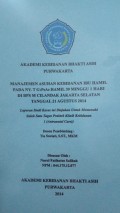 Manajemen Asuhan Kebidanan Ibu Hamil Pada Ny. T G1P0A0 Hamil 39 Minggu 1 Hari Di BPS M Cilandak Jakarta Selatan Tanggal 21 Agustus 2014