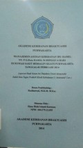 Manajemen Asuhan Kebidanan Ibu Hamil Pada Ny. F G1P0A0 Hamil 34 Minggu 6 Hari Di Rumah Sakit Bersalin Sejati Purwakarta Tanggal 02 Februari 2014