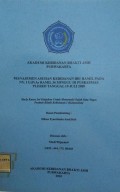 Manajemen Asuhan Kebidanan Ibu Hamil Pada Ny. I G2P1A0 Hamil 36 Minggu Di Puskesmas Plered Tanggal 10 Juli 2009