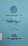 Manajemen Asuhan Kebidanan Ibu Hamil Pada Ny. N G1P0A0 Hamil 34 Minggu 5 Hari Di Puskesmas Maracang Purwakarta Pada Tanggal 26 Juli 2011