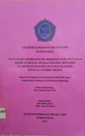 Manajemen Kebidanan Ibu Bersalin Pada Ny. P G4P3A0 Hamil 40 Minggu Dengan KPD Dan Retensio Plasenta Di RS Karya Husada Cikampek Tanggal 16 Februari 2013