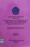 Manajemen Kebidanan Patologis Pada Ny. L G1P0A0 Hamil 16 Minggu Dengan Abortus Iminens Di RSIA Aulia Jagakarsa - Jakarta Selatan Tanggal 08 - 11 Februari Tahun 2013