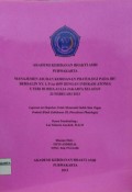 Manajemen Asuhan Kebidanan Phatologi Pada Ibu Bersalin Ny. L P1A0 HPP Dengan Indikasi Atonia Uteri di RSIA Aulia Jakarta Selatan 23 Februari 2013