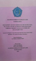 Manajemen Asuhan Kebidanan Ibu Hamil Pada Ny. F G2P1A0 Hamil 36 Minggu Di Rumah Sakit Ciremai Cirebon Tanggal 22 Februari S/D 22 Maret 2010