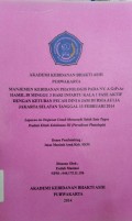 Manajemen Kebidanan Phatologis Pada Ny. A G2P1A0  Hamil 38 Minggu 3 Hari Infartu Kala I Fase Aktif Dengan Ketuban Pecah Dini 6 Jam Di RSIA Aulia Jakarta Selatan Tanggal 13 Februari 2014