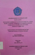 Manajemen Asuhan Kebidanan Phatologis Pada Ny. I G1P0A0 Hamil 13 Minggu 3 Hari Dengan Abortus Iminens Di RSIA Aulia Jakarta Selatan Pada Tanggal 12 April 2014