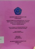 Asuhan Kebidanan Patologis Pada Ny. W P1A0 Partus Kala III Dengan Retensio Plasenta Di RSIA Aulia Jakarta Selatan Tanggal 20 Januari 20 Januari 2014