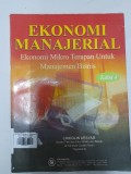 Ekonomi Manajerial: Ekonomi Mikro Terapan untuk Manajemen Bisnis